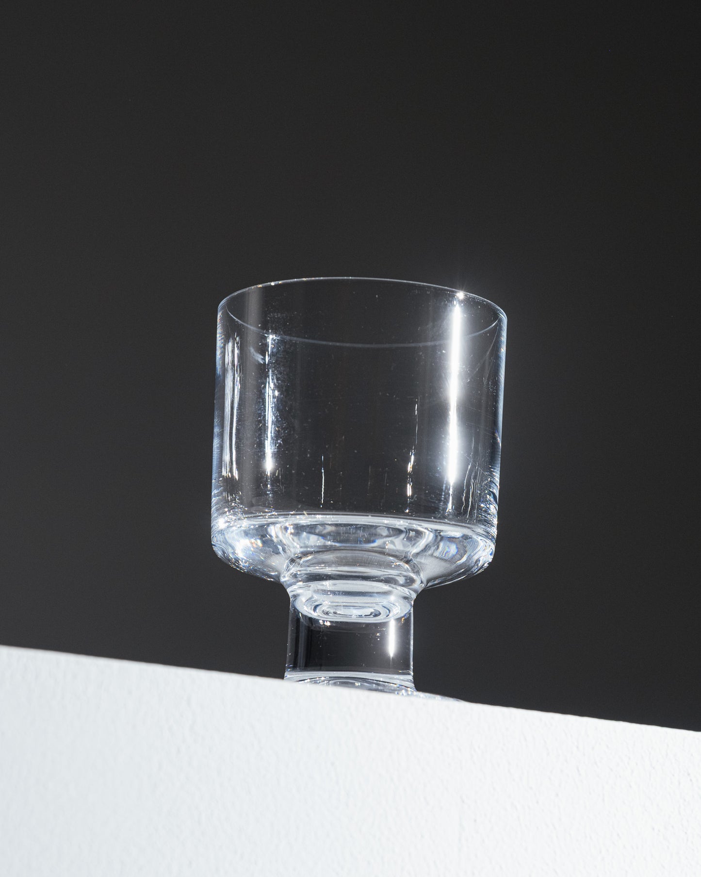 SET OF 10 CRYSTAL WATER GLASSES, 1970s 