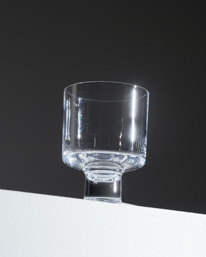 SET OF 10 CRYSTAL WATER GLASSES, 1970s 