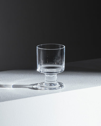 SET OF 10 CRYSTAL WATER GLASSES, 1970s 