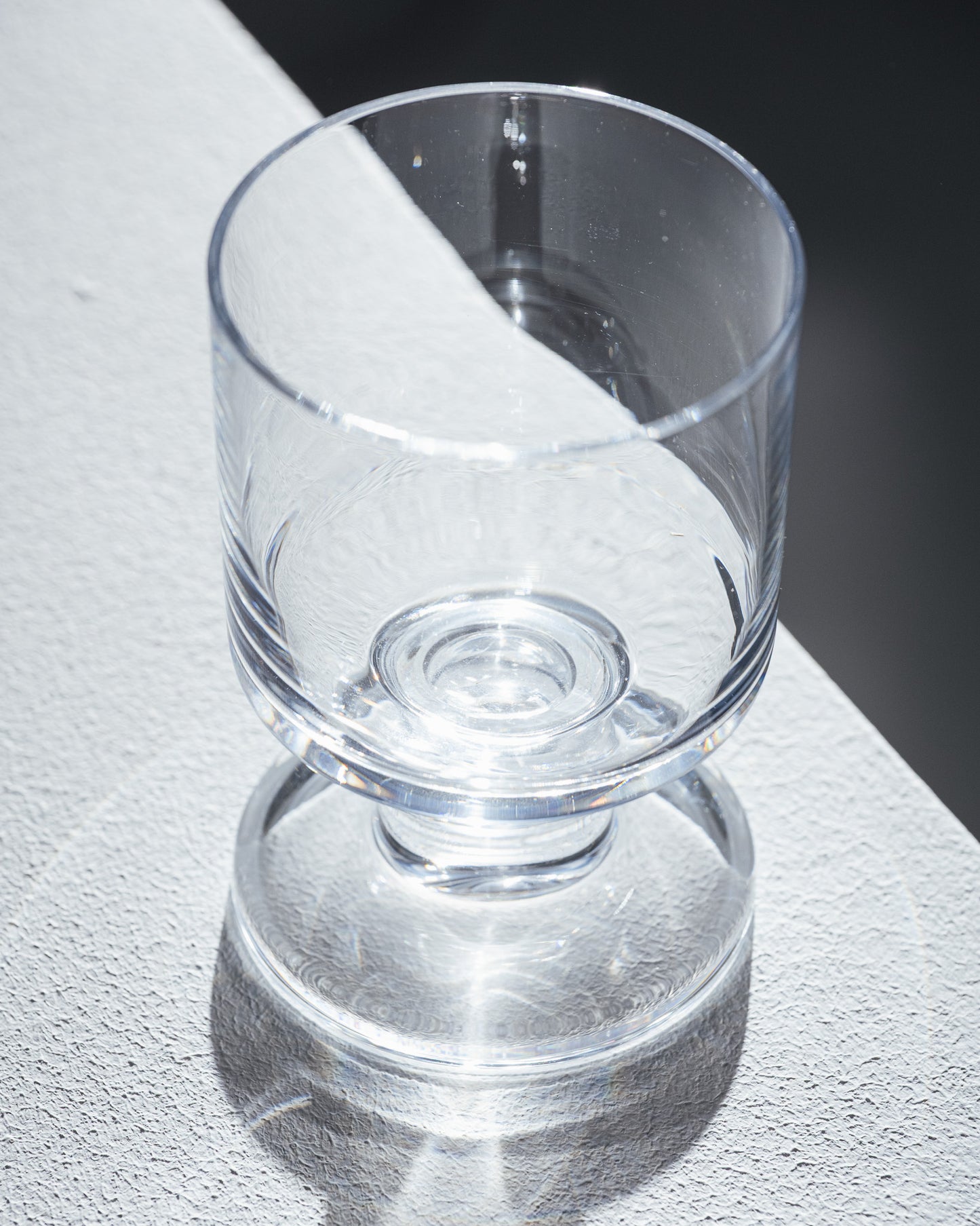 SET OF 10 CRYSTAL WATER GLASSES, 1970s 