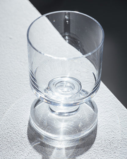 SET OF 10 CRYSTAL WATER GLASSES, 1970s 