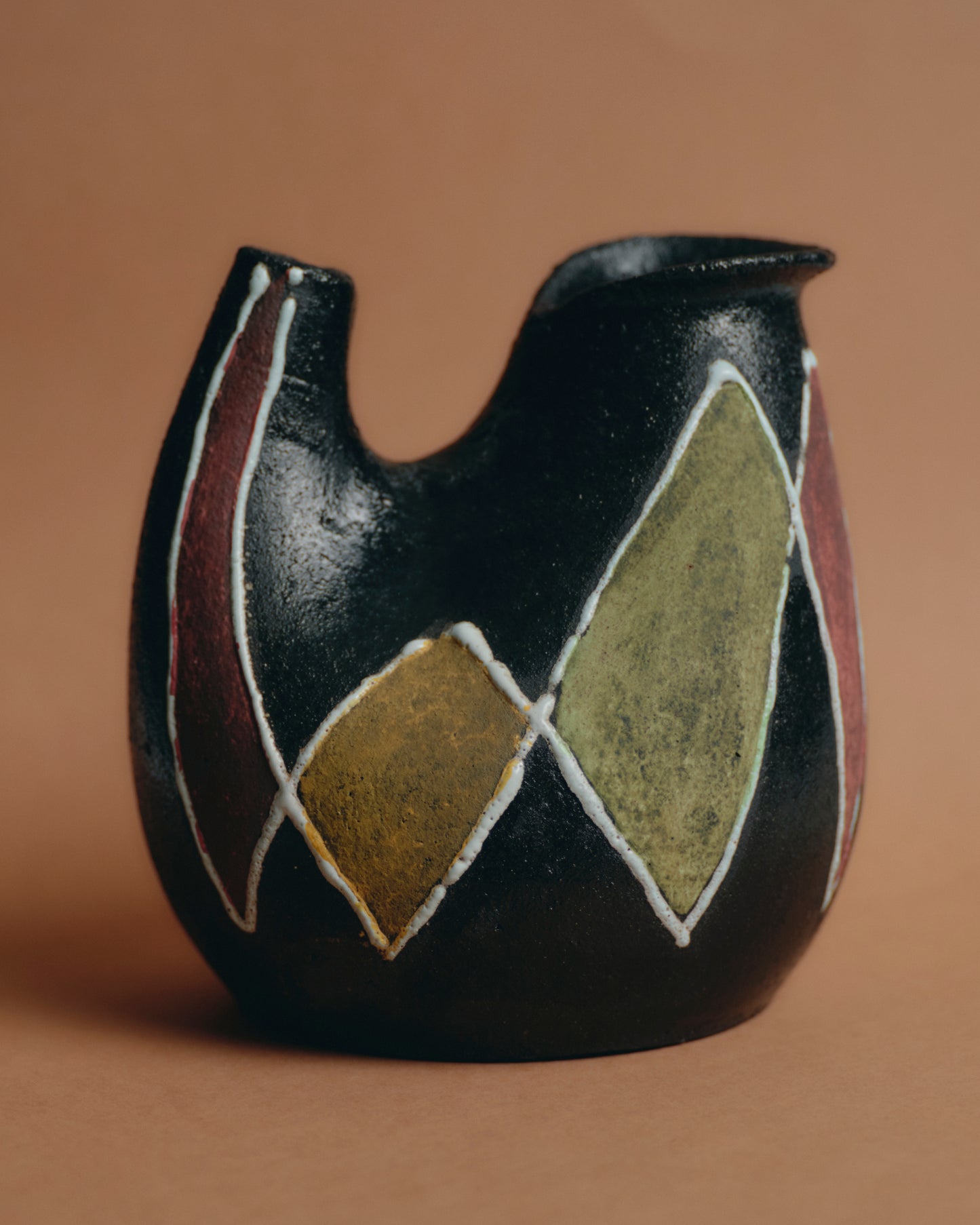 PICHET EN GRÈS TEXTURÉ, ATELIER ACCOLAY, 1950s