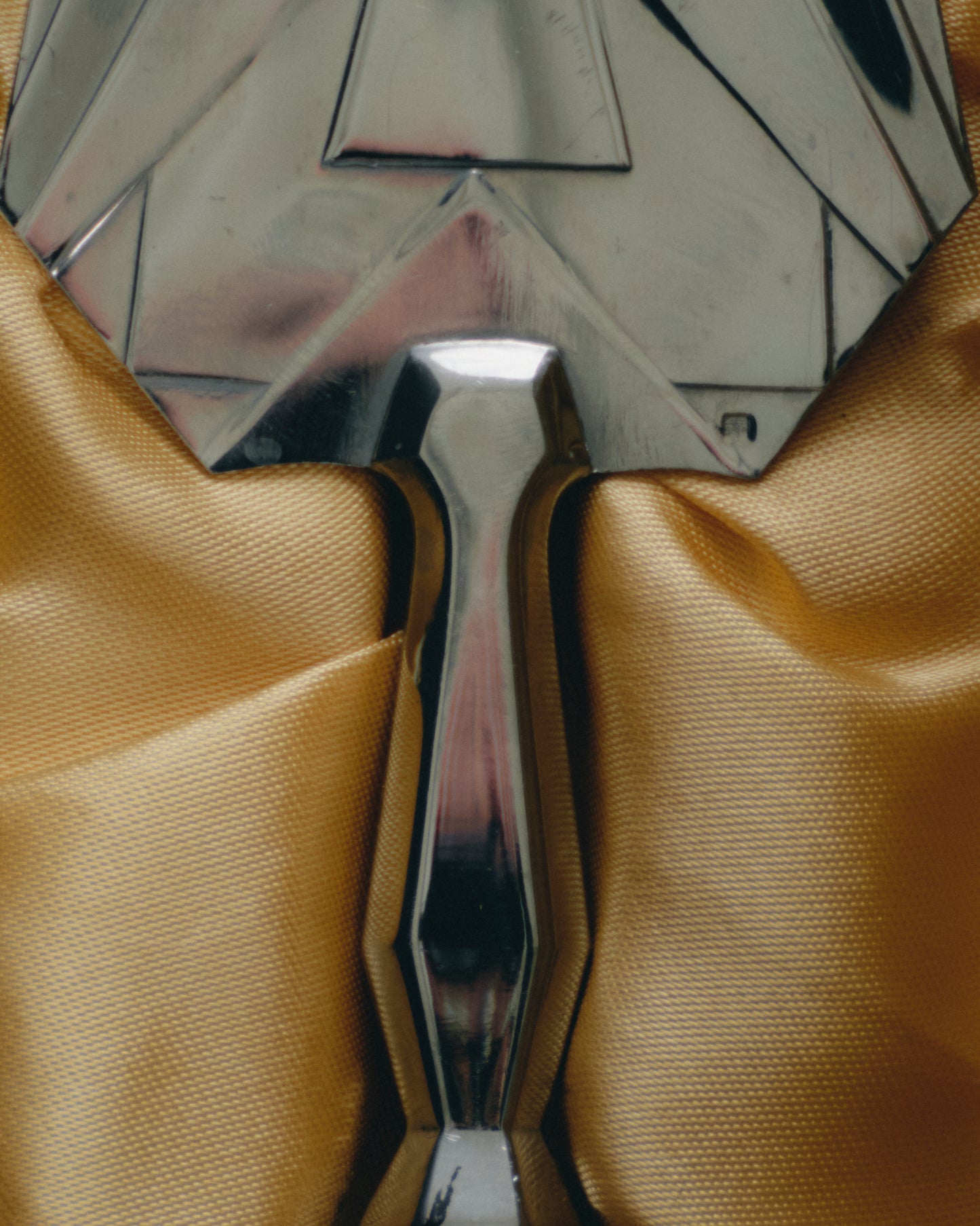 Art Deco Silver-Plated Serving Scoop, 1930s