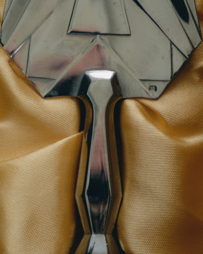 Art Deco Silver-Plated Serving Scoop, 1930s