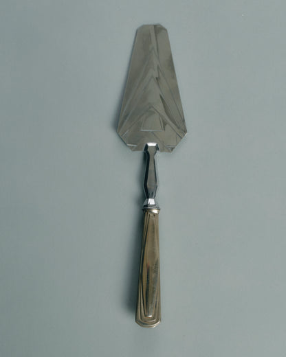 Art Deco Silver-Plated Serving Scoop, 1930s