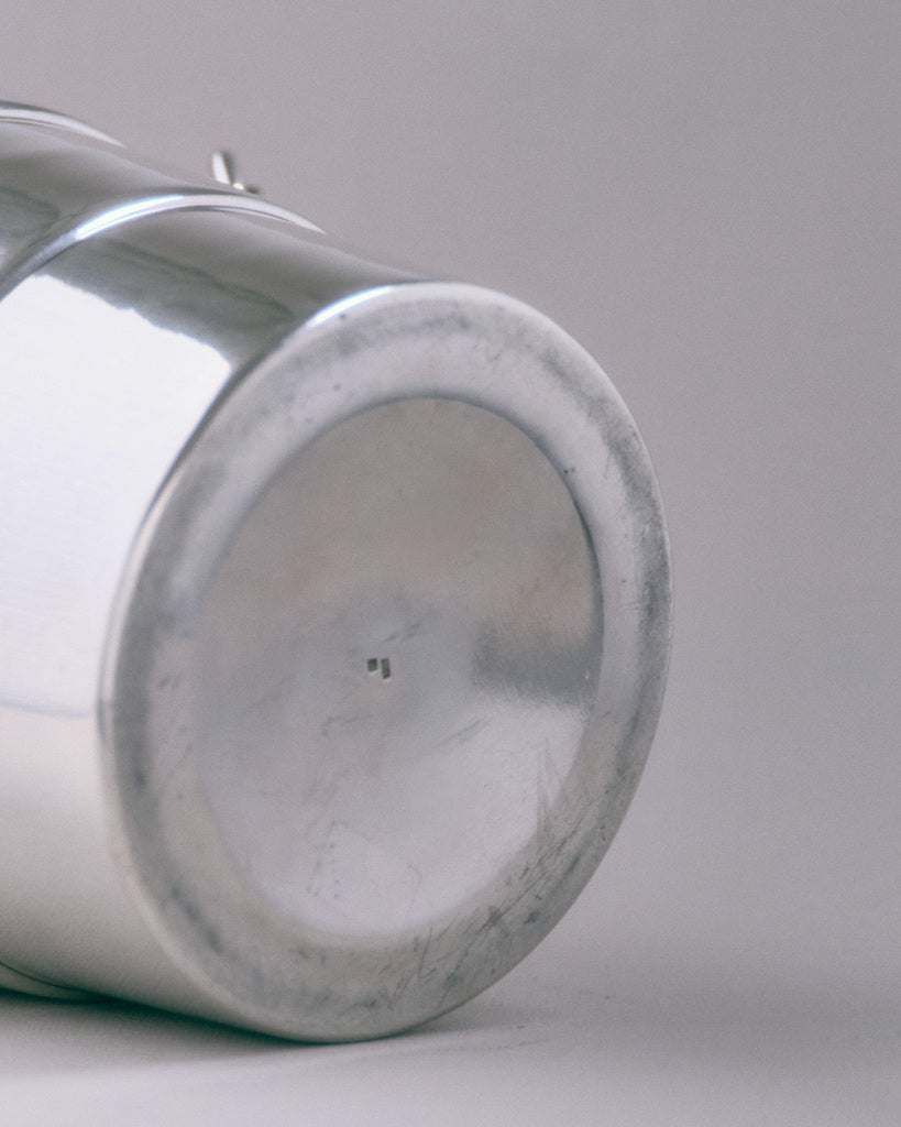 SEAU À CHAMPAGNE ART DÉCO EN MÉTAL ARGENTÉ, 1930s