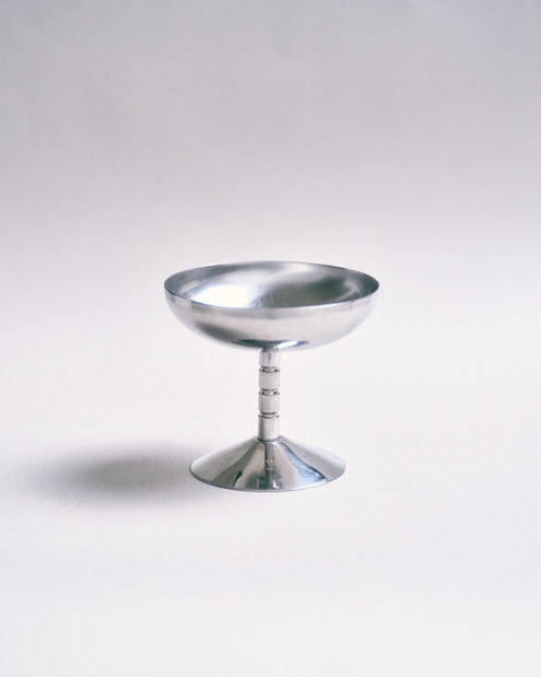 SET OF 6 STAINLESS STEEL ICE CREAM SPOONS, 1970s