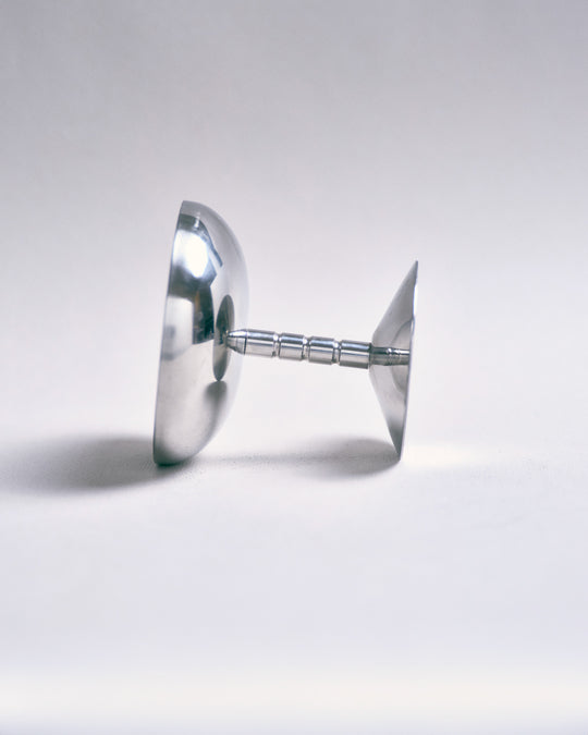 SET OF 6 STAINLESS STEEL ICE CREAM SPOONS, 1970s