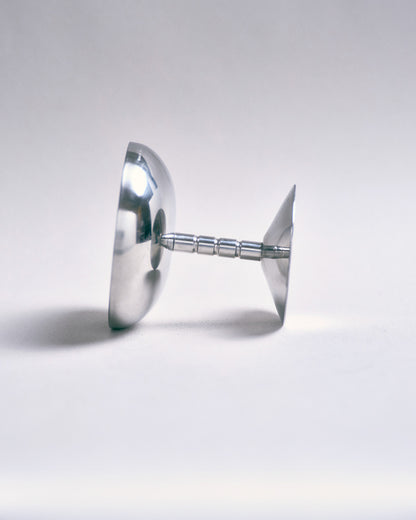 SET OF 6 STAINLESS STEEL ICE CREAM SPOONS, 1970s