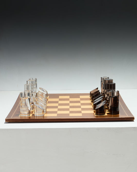 ECHIQUIER EN PLEXIGLASS, 1970s