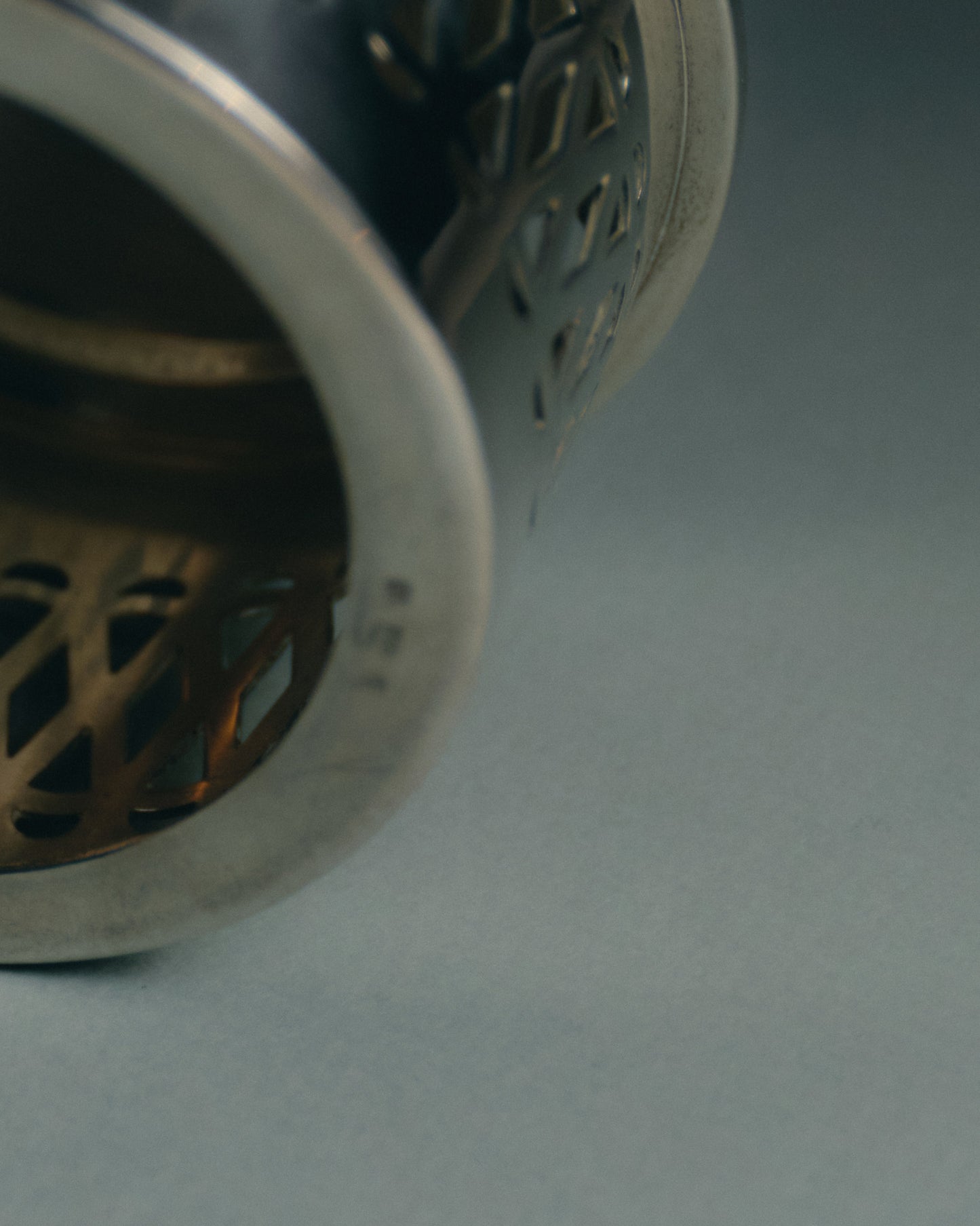 POT DE SERVICE EN MÉTAL ARGENTÉ, 1950s