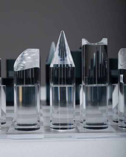 ACRYLIC CHESSBOARD, 1970s