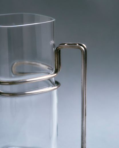 ENSEMBLE PICHET ET SEAU À GLACE, LUIGI BORMIOLI, 1970s