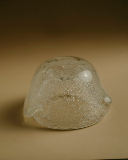 Freeform glass ashtray, Riom, 1970s