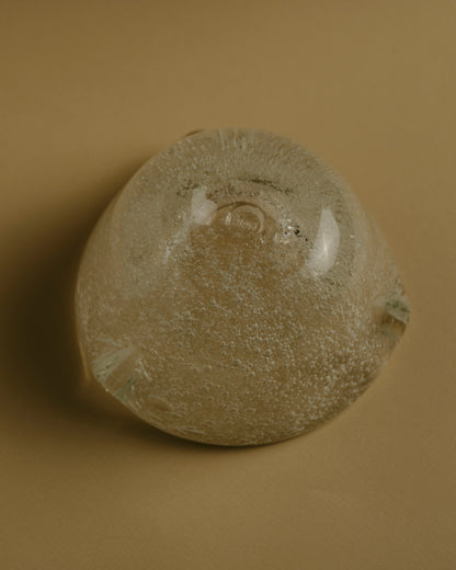 Freeform glass ashtray, Riom, 1970s