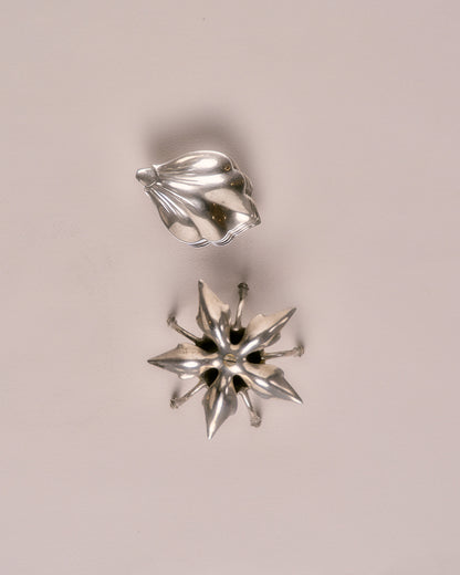 METAL FLOWER ASHTRAY