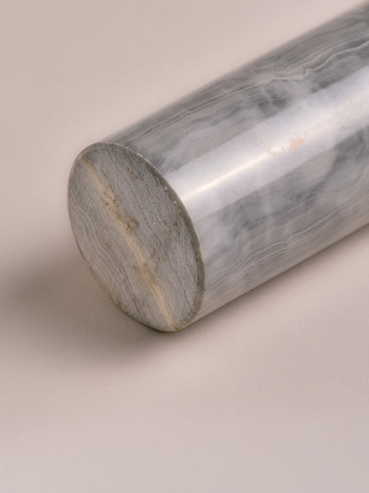 CYLINDRICAL VASE IN BLUE ONYX