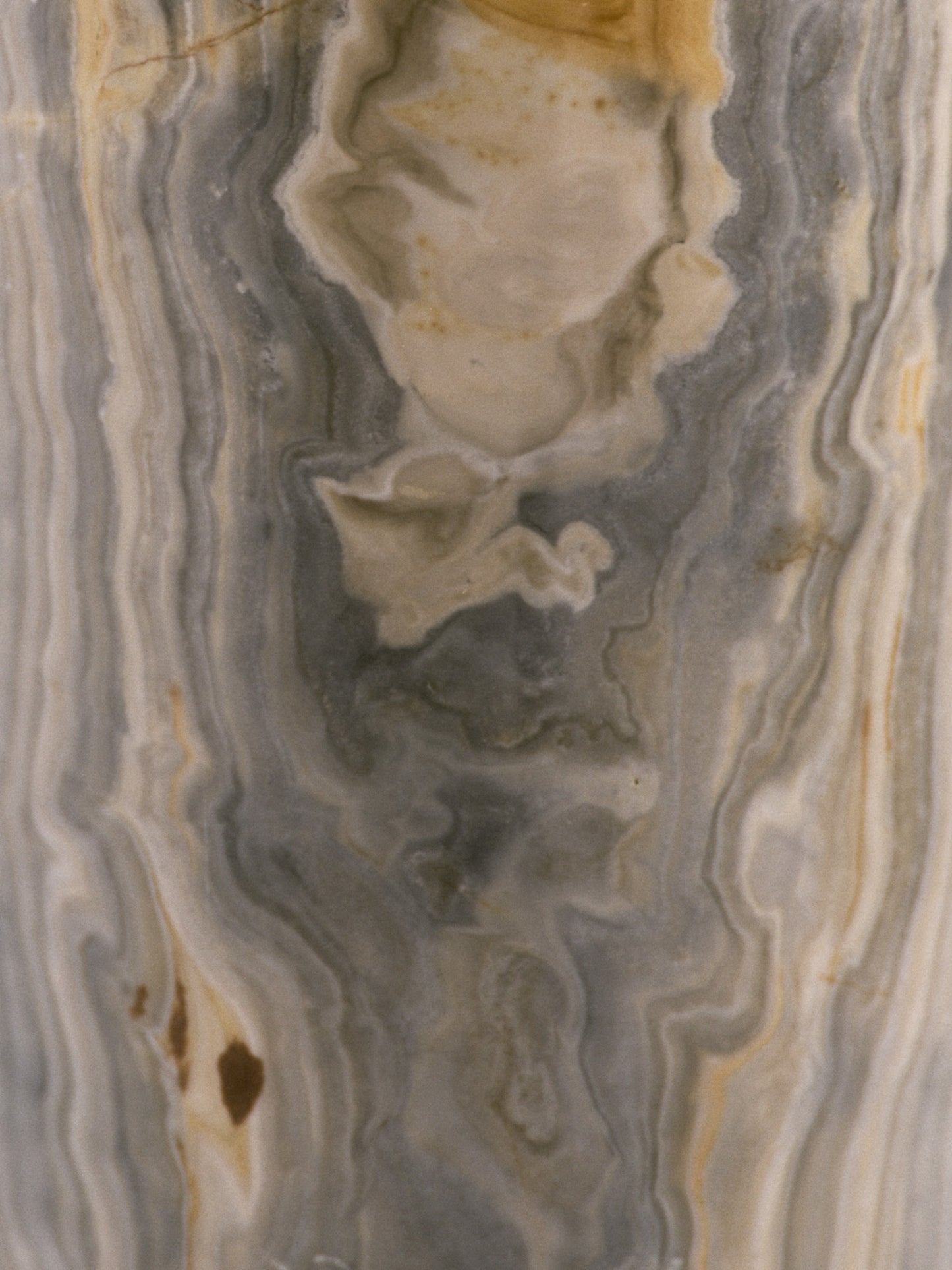 CYLINDRICAL VASE IN BLUE ONYX