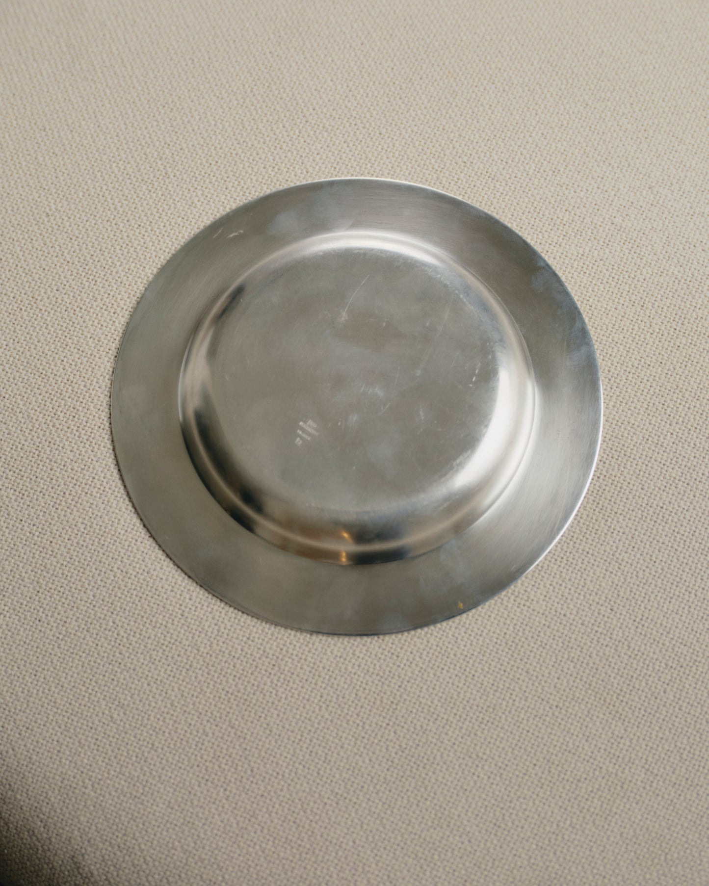 Silver-plated metal bottle coaster, Christofle