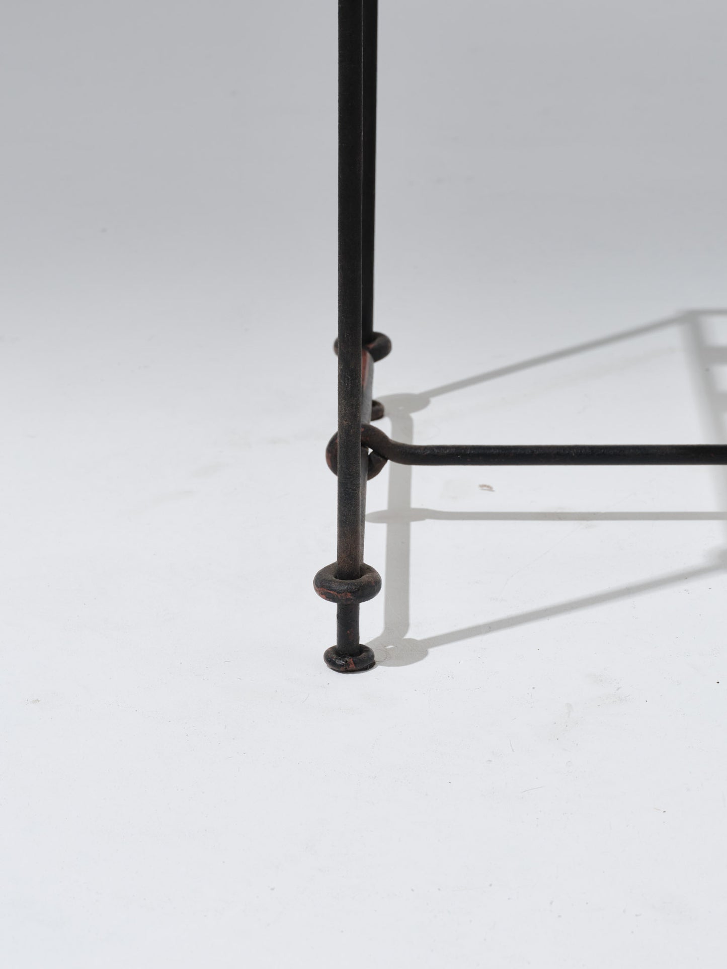 METAL AND BRONZE CHAIR, DAVID MARSHALL, 1970s