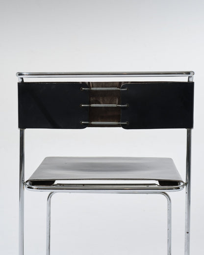 Pair of Libellula chairs, Giovanni Carini, 1970s