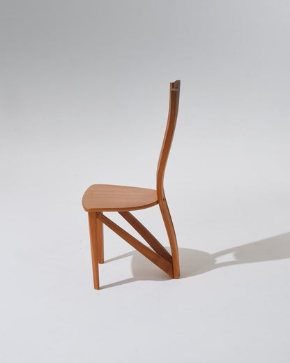 SOLID ELM CHAIR, SELTZ HOUSE, 1980s
