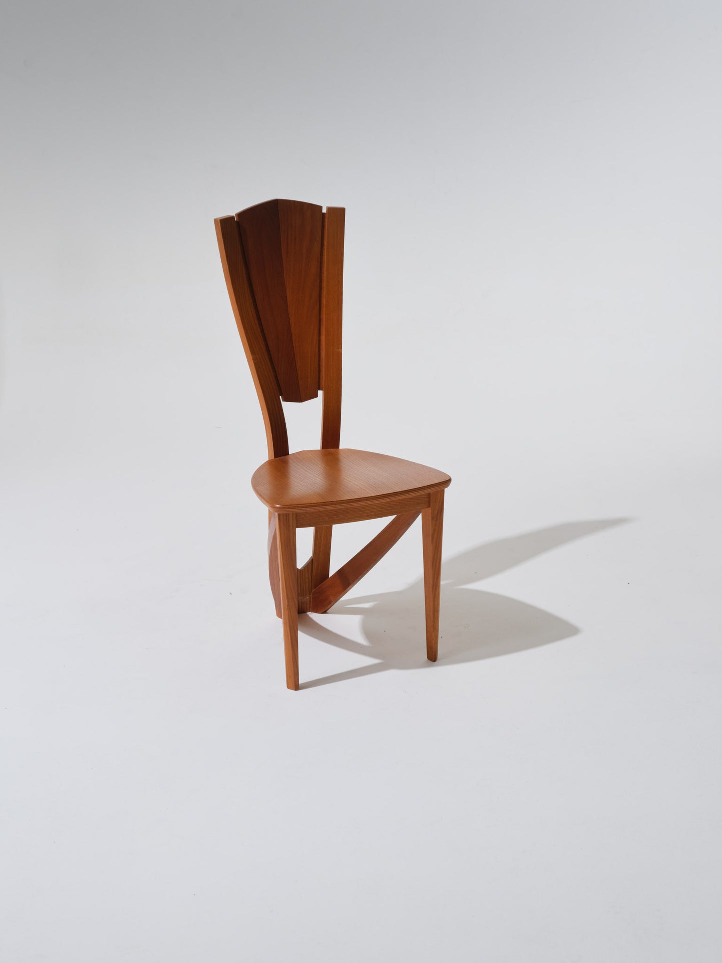 SOLID ELM CHAIR, SELTZ HOUSE, 1980s
