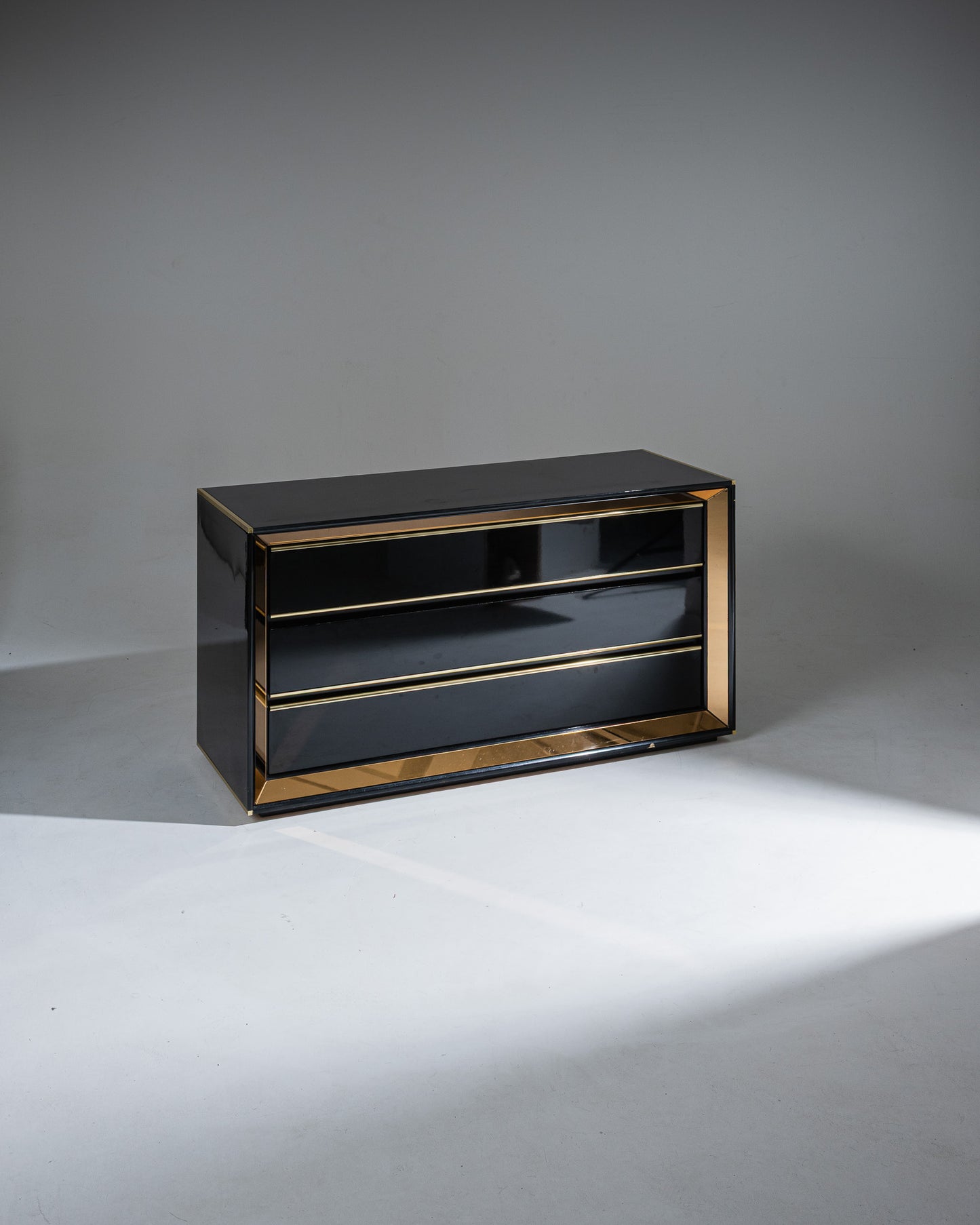 COMMODE NOIRE, SANDRO PETTI, 1970s