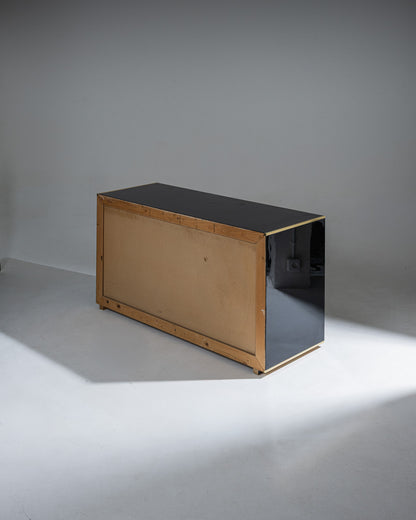 COMMODE NOIRE, SANDRO PETTI, 1970s
