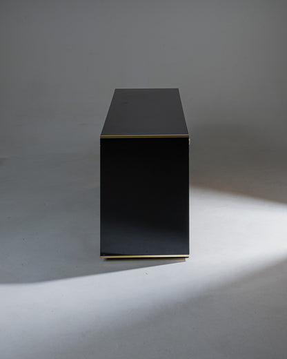 COMMODE NOIRE, SANDRO PETTI, 1970s