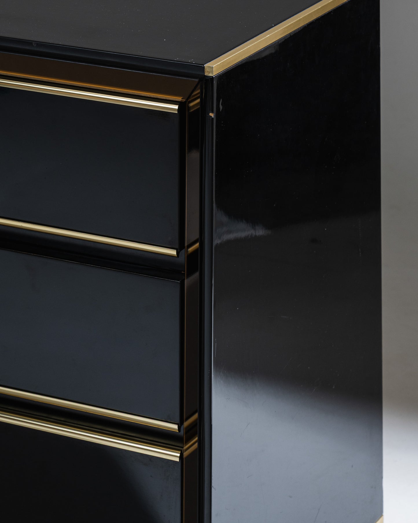 COMMODE NOIRE, SANDRO PETTI, 1970s