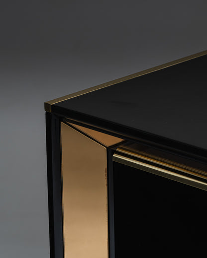 COMMODE NOIRE, SANDRO PETTI, 1970s