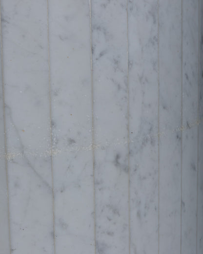 OVAL MARBLE DINING TABLE, 1970s