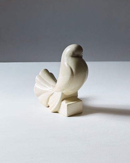 CERAMIC DOVE, JACQUES ADNET, 1930s
