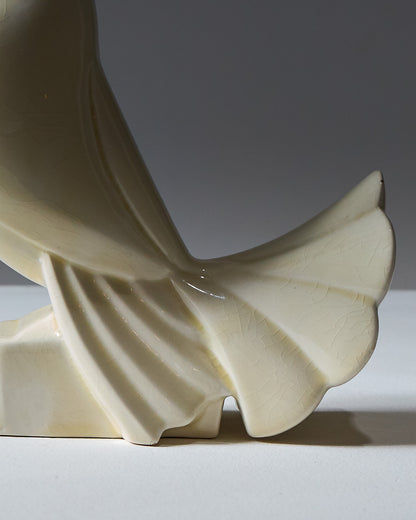 CERAMIC DOVE, JACQUES ADNET, 1930s