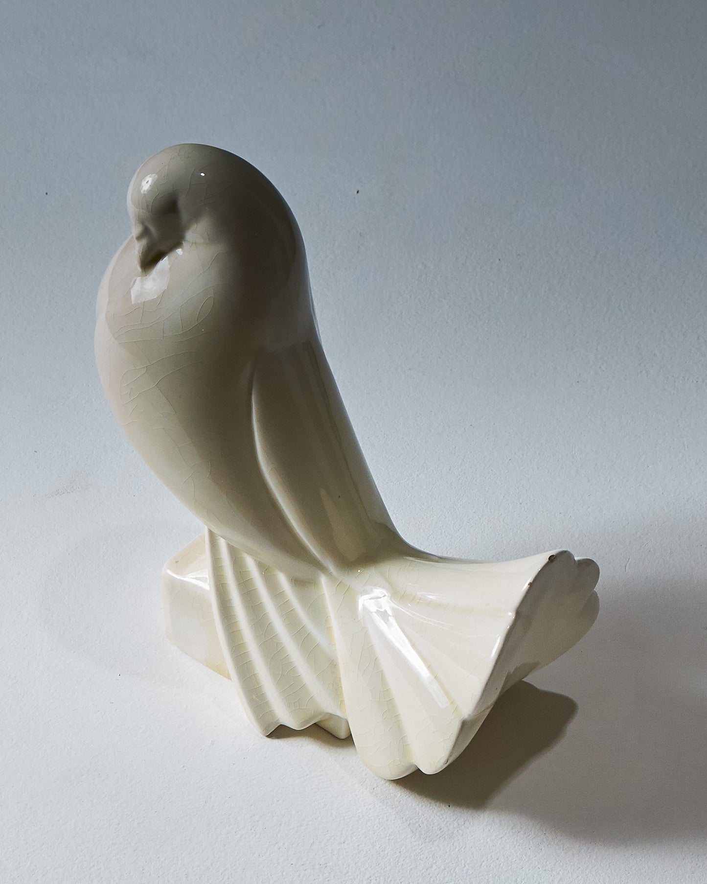 CERAMIC DOVE, JACQUES ADNET, 1930s