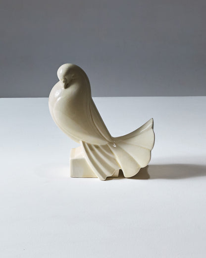 CERAMIC DOVE, JACQUES ADNET, 1930s