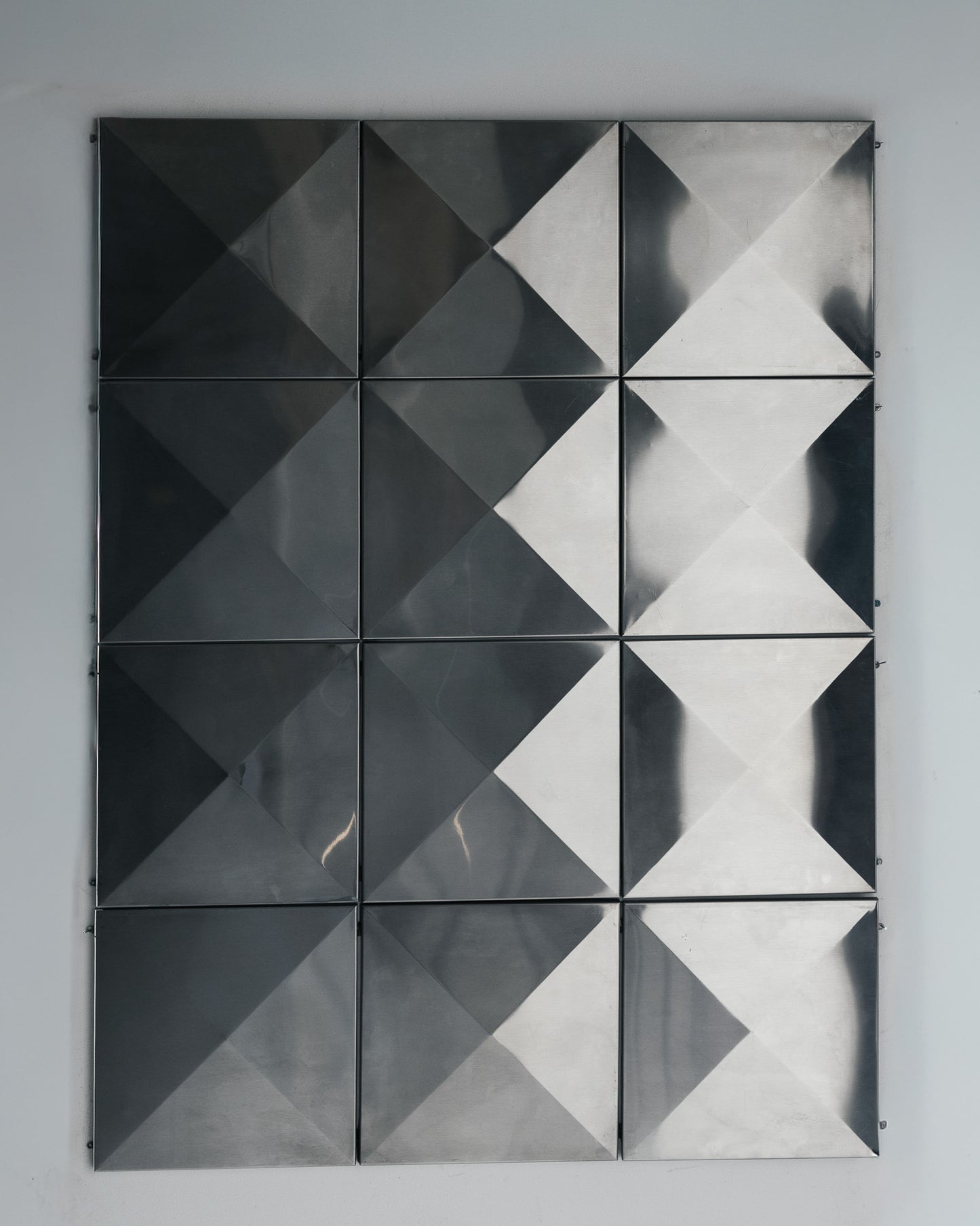 SET OF 12 MODULAR WALL PANELS, 1970s