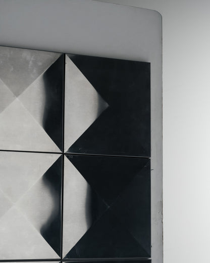 SET OF 12 MODULAR WALL PANELS, 1970s
