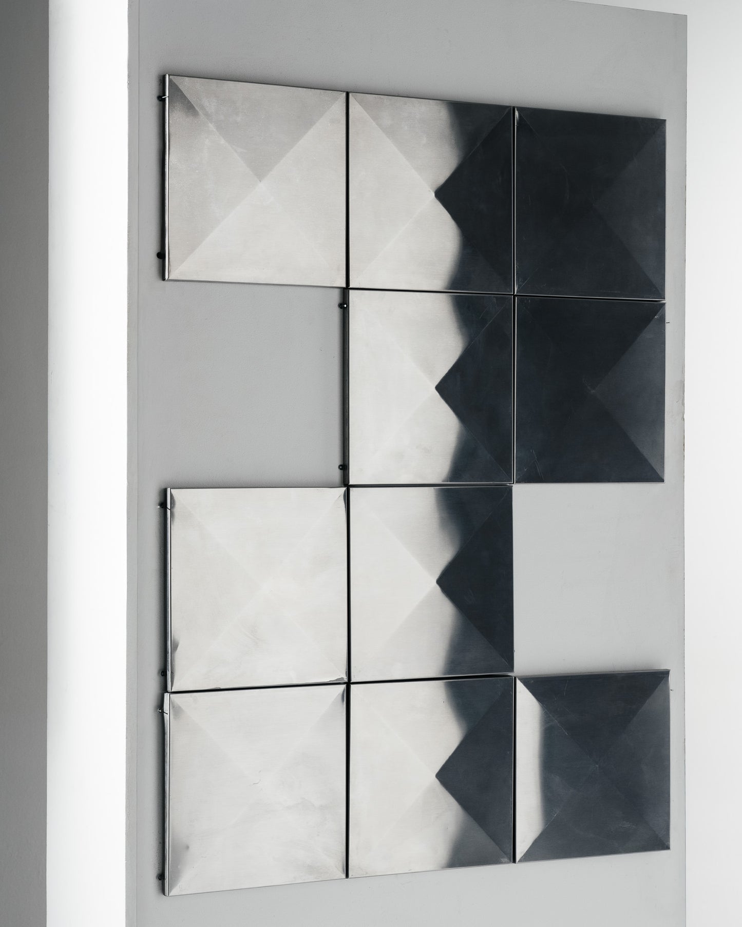 SET OF 12 MODULAR WALL PANELS, 1970s