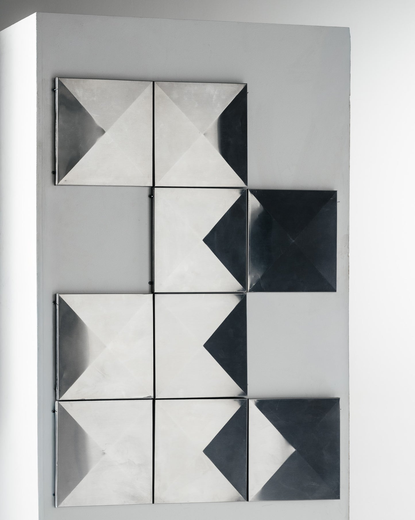 SET OF 12 MODULAR WALL PANELS, 1970s