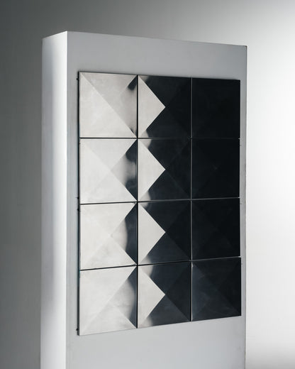 SET OF 12 MODULAR WALL PANELS, 1970s