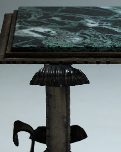 GREEN MARBLE COFFEE TABLE