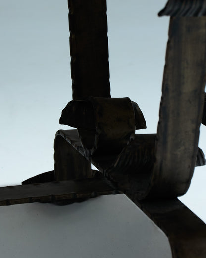 GREEN MARBLE COFFEE TABLE