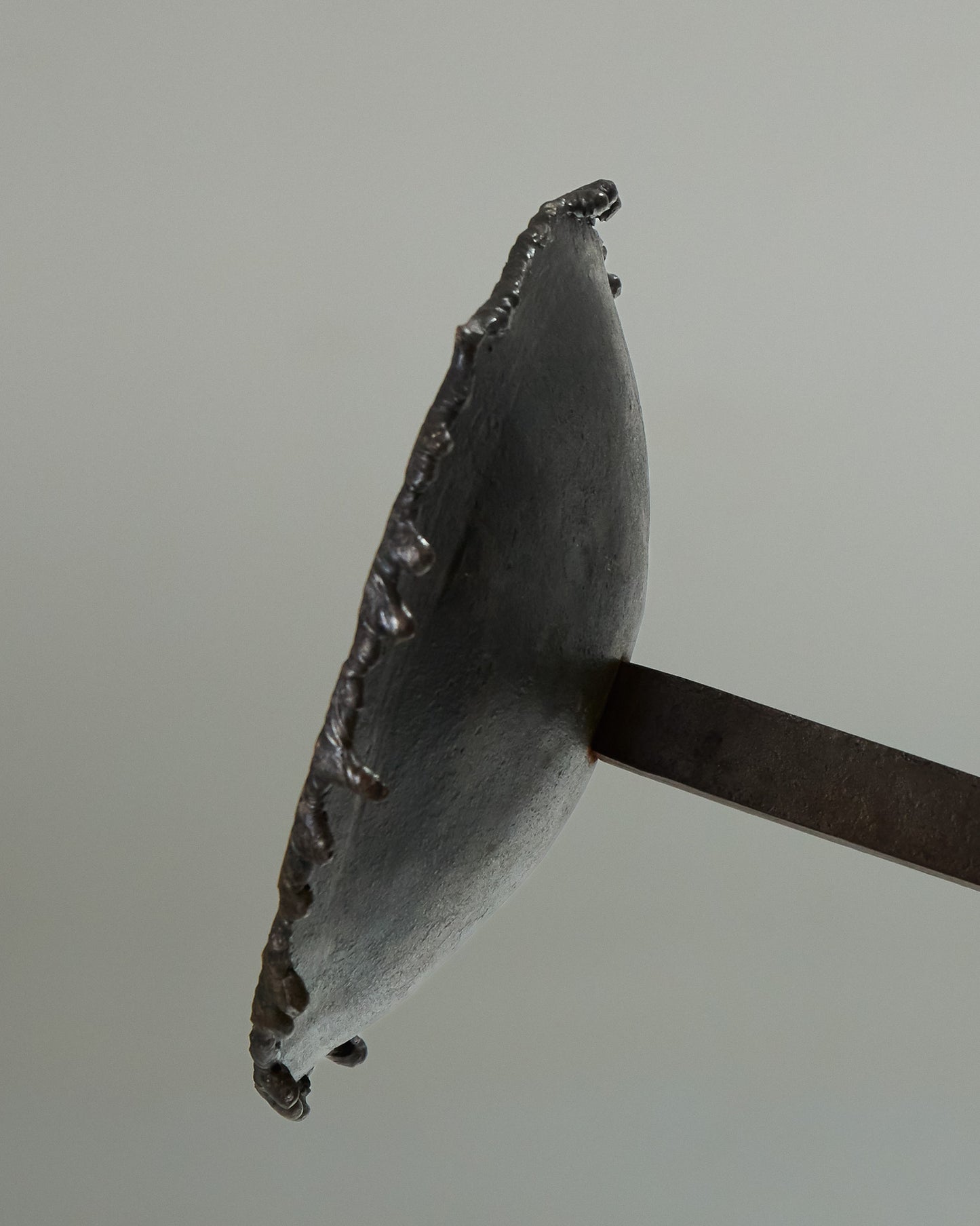 WROUGHT IRON FLOOR CANDLE HOLDER