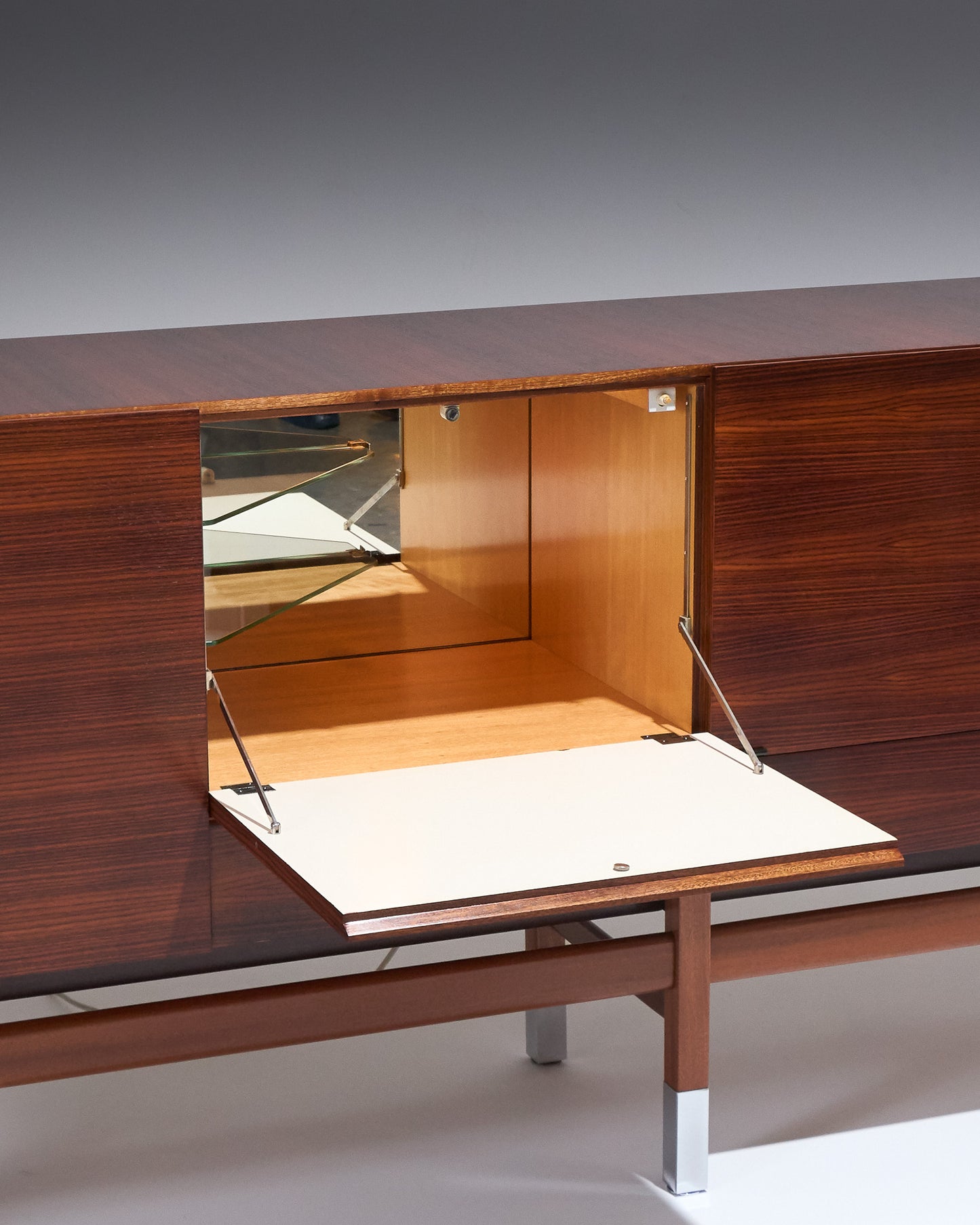 ENFILADE EN PALISSANDRE, ROBERT DEBIEVE, HUCHERS MINVIELLE, 1950s