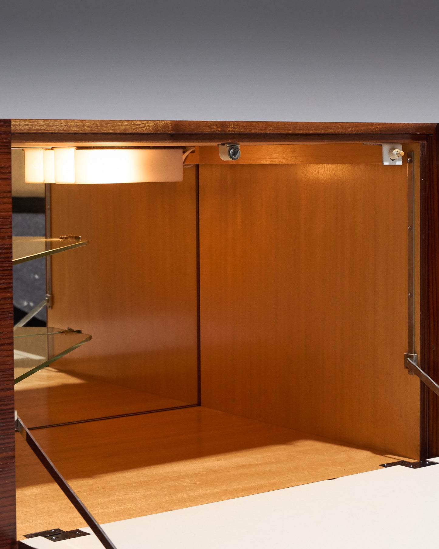 ENFILADE EN PALISSANDRE, ROBERT DEBIEVE, HUCHERS MINVIELLE, 1950s