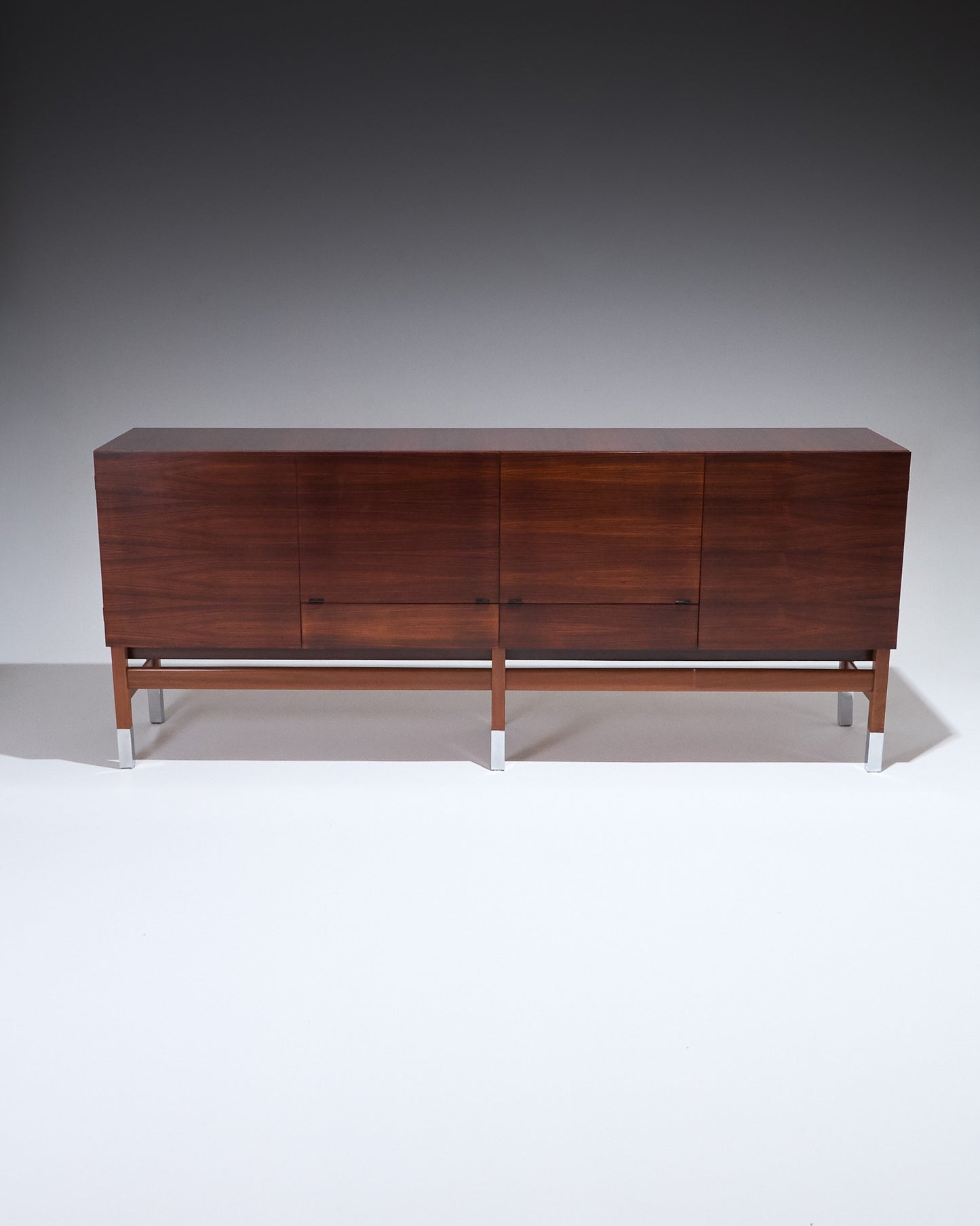 ENFILADE EN PALISSANDRE, ROBERT DEBIEVE, HUCHERS MINVIELLE, 1950s