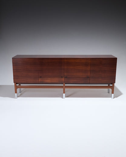 ENFILADE EN PALISSANDRE, ROBERT DEBIEVE, HUCHERS MINVIELLE, 1950s