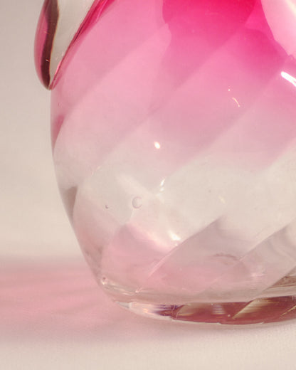 GLASS PITCHER, 1970s